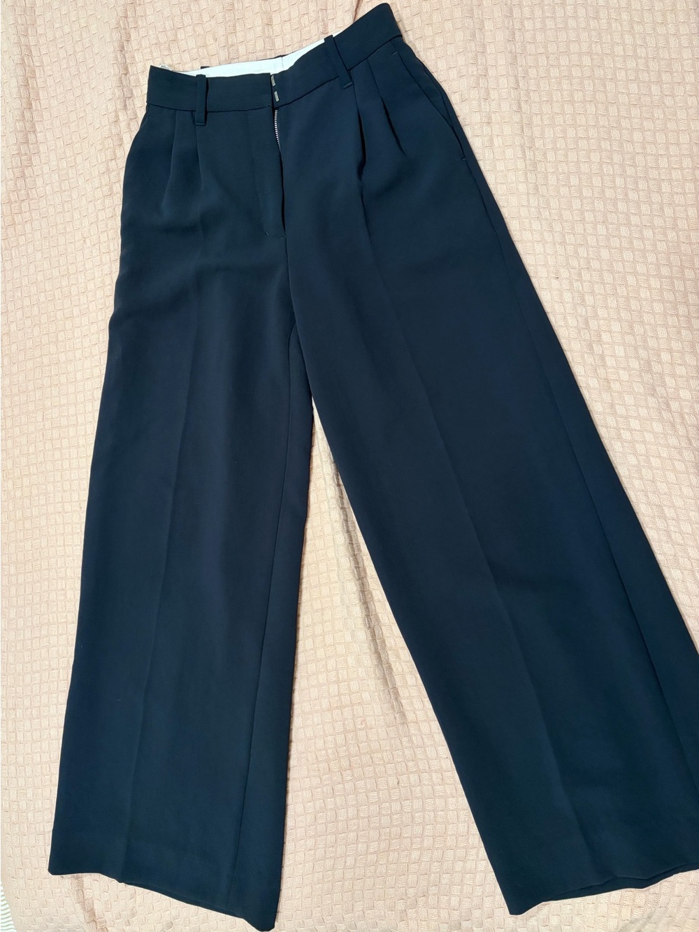 Effortless Pants Crepette Dark Navy Size 2
